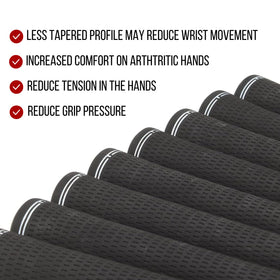 Majek velvet grip texture closeup highlights soft feel and control.