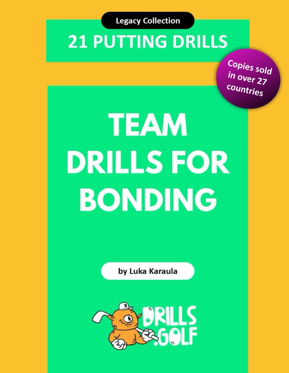 Majosta 152 Putting Drills cover — comprehensive practice guide for green reading and consistency.