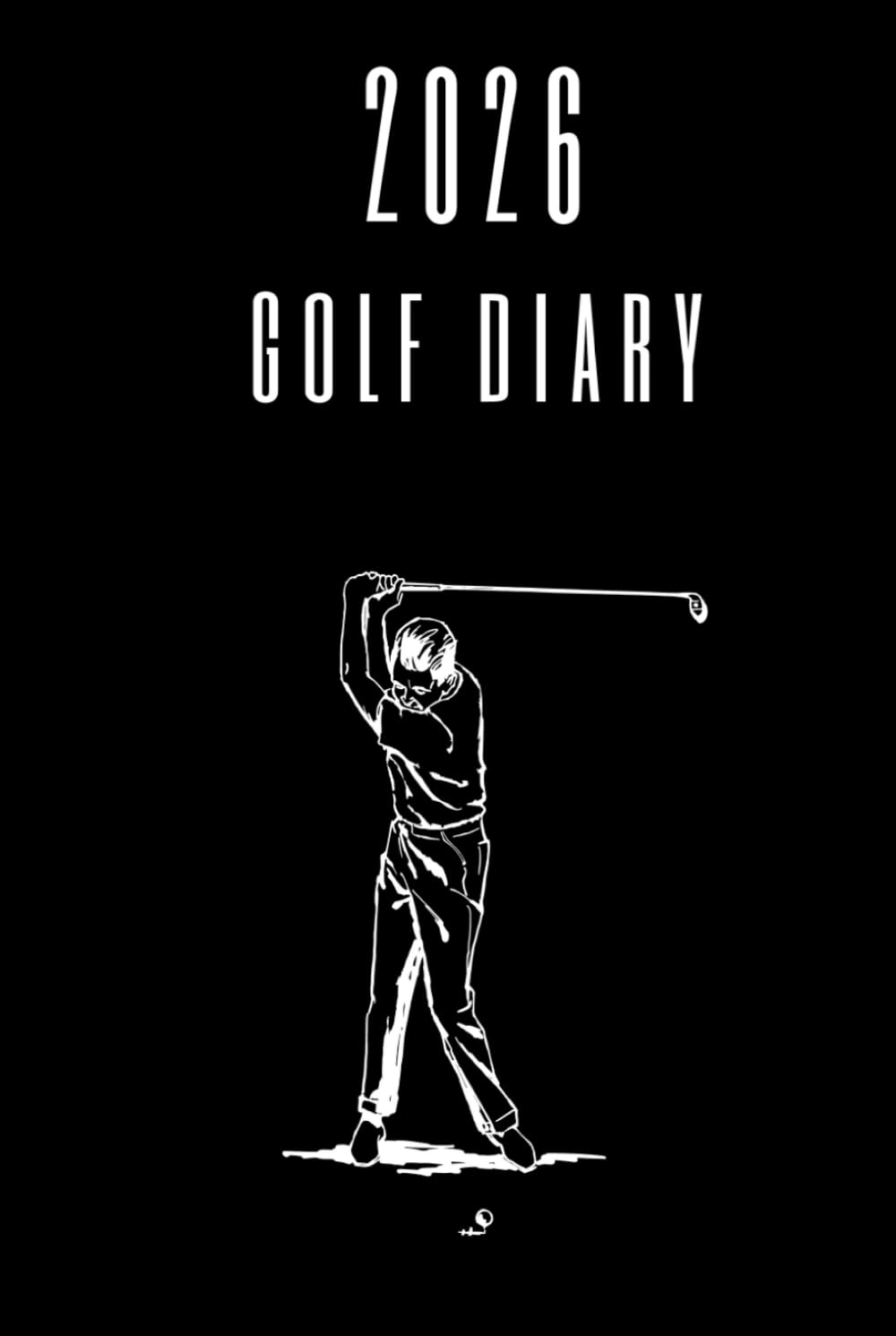 Majosta 2026 Golf Diary scorecard log book to track scores and key golf dates