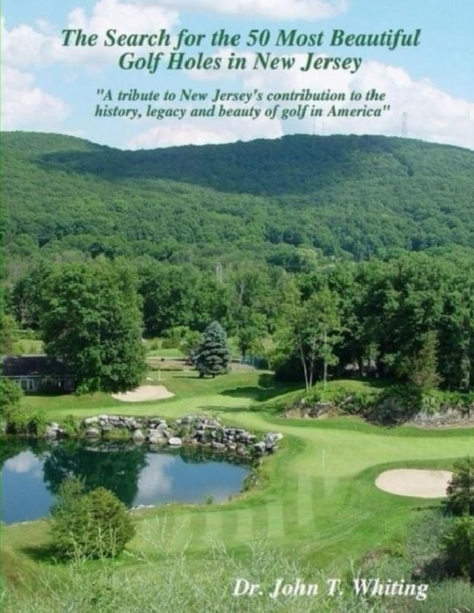 Majosta 50 beautiful golf holes in New Jersey book cover—great inspiration for golf travel planning.