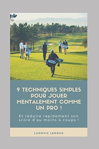 Majosta 9 Simple Mental Golf Techniques book cover for focused play and strategic scoring