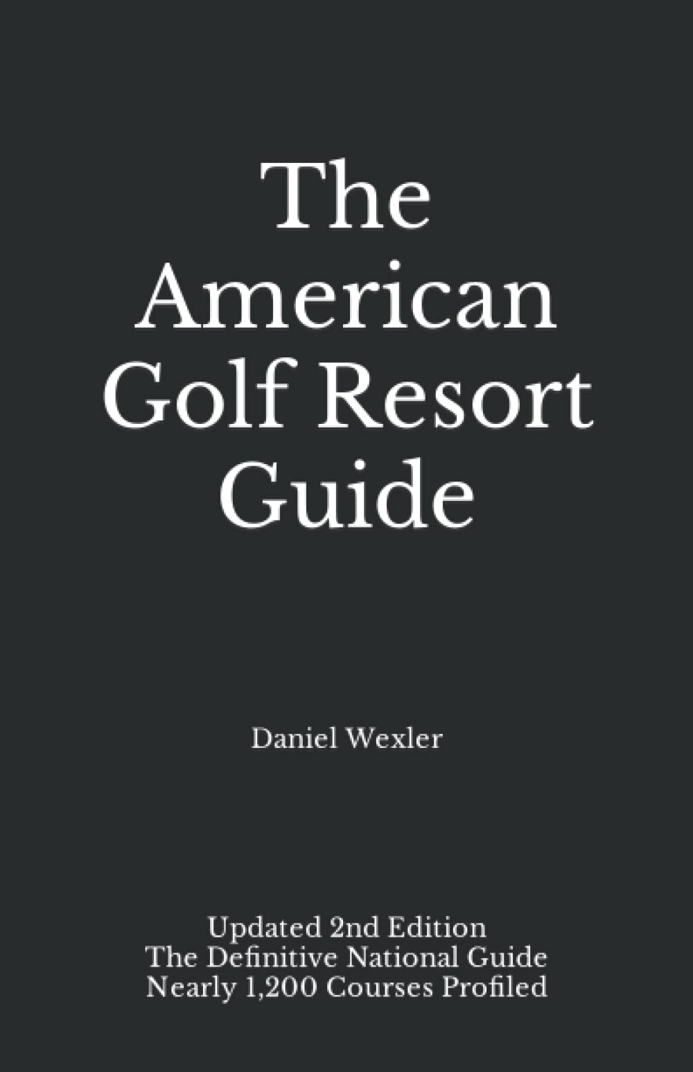 Majosta The American Golf Resort Guide cover highlights resort profiles for planning golf trips