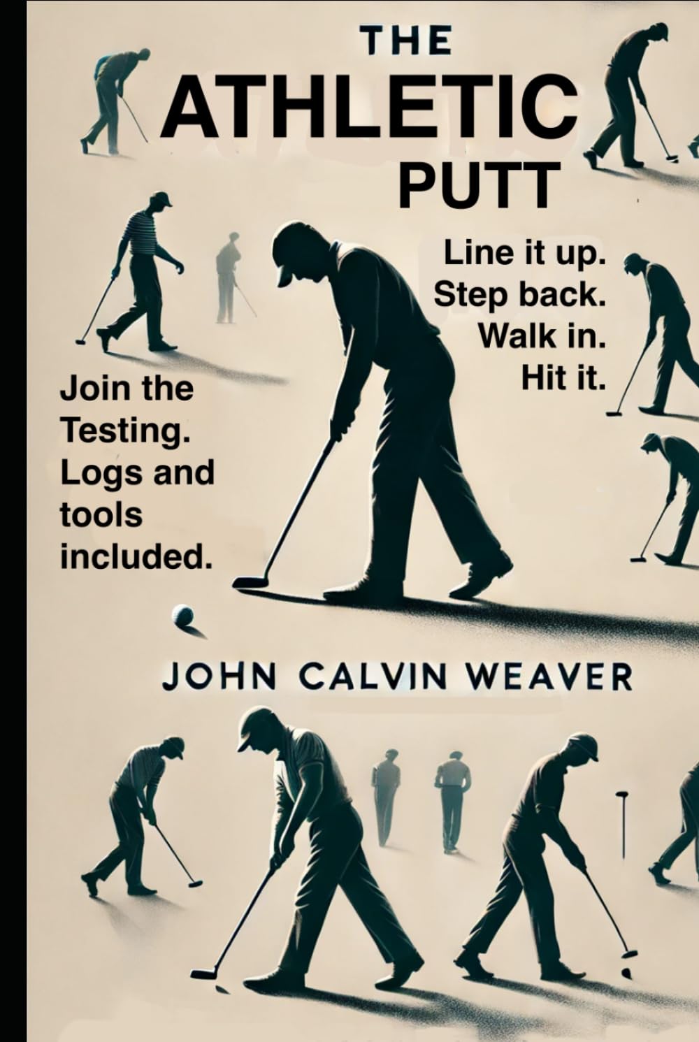 Majosta The Athletic Putt book cover illustrating instinctive putting guidance.