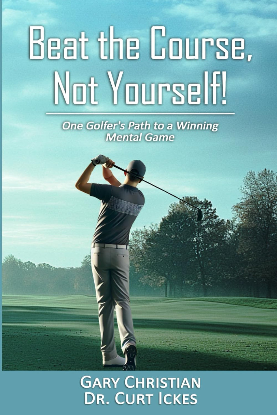 Majosta Beat the Course book cover highlighting focus and confidence for golfers.