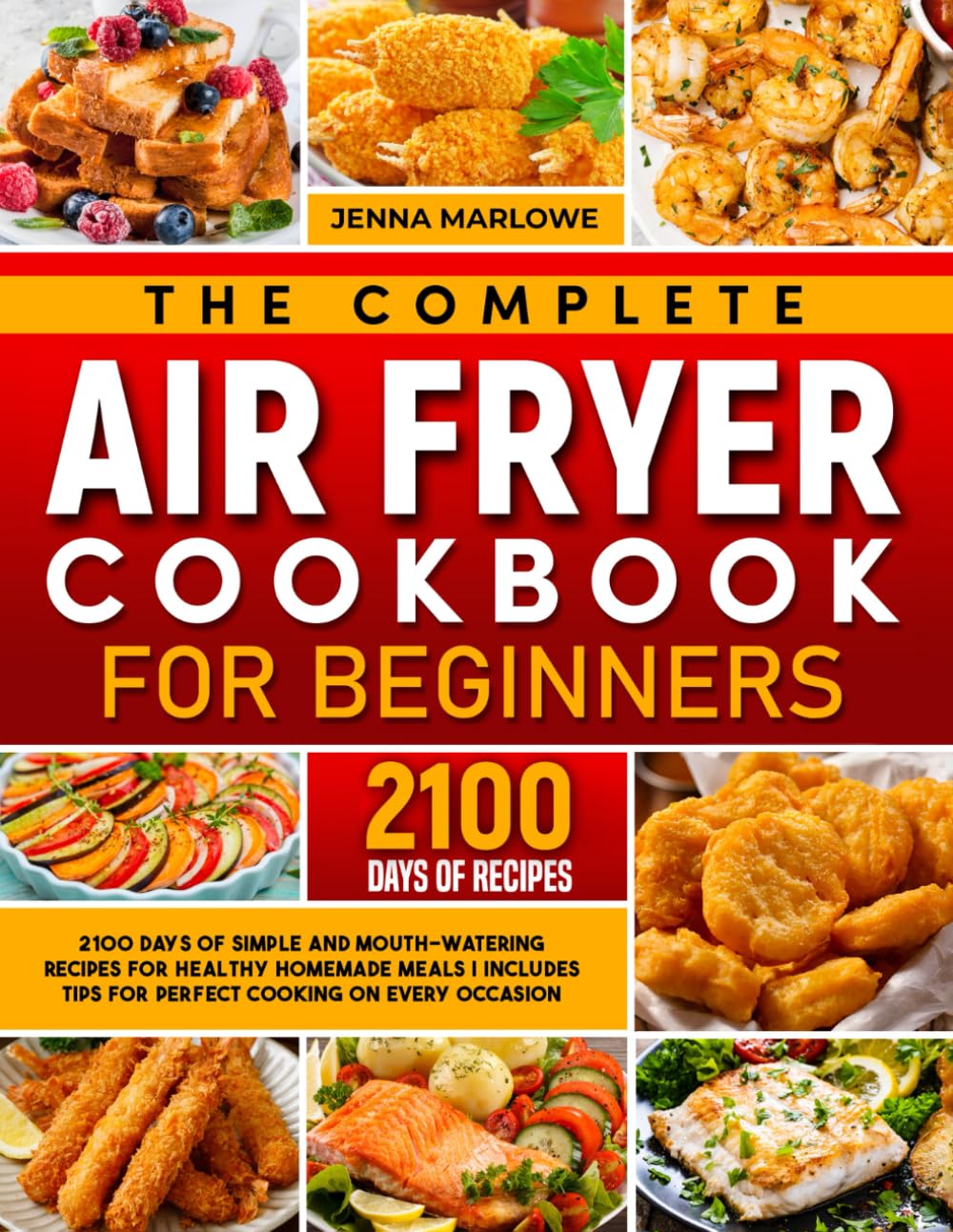 Majosta complete air fryer cookbook beginners cover—your guide to quick, healthy meals
