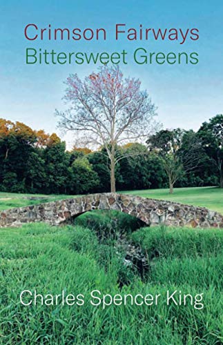 Majosta Crimson Fairways Bittersweet Greens book cover with golf memories and family resilience.