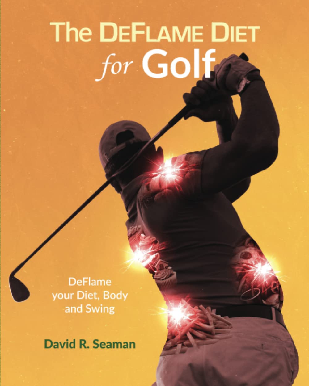 Majosta DeFlame Diet for Golf banner showing joint-friendly, inflammation-aware nutrition for golfers.