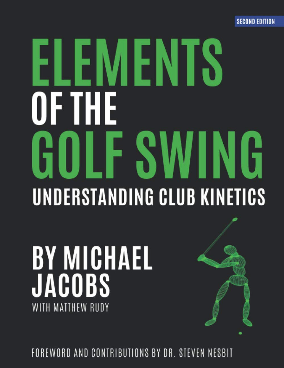 Majosta Elements of the Golf Swing image showing kinetic analysis to improve understanding of club movement.