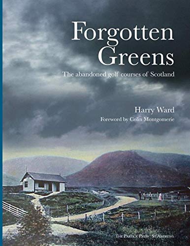 Majosta Forgotten Greens book cover featuring a vintage map, ideal for golf history enthusiasts and collectors