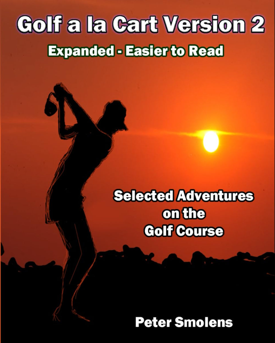 Majosta Golf a la Cart Version 2 cover — illustrated golf adventures for travel-loving readers.