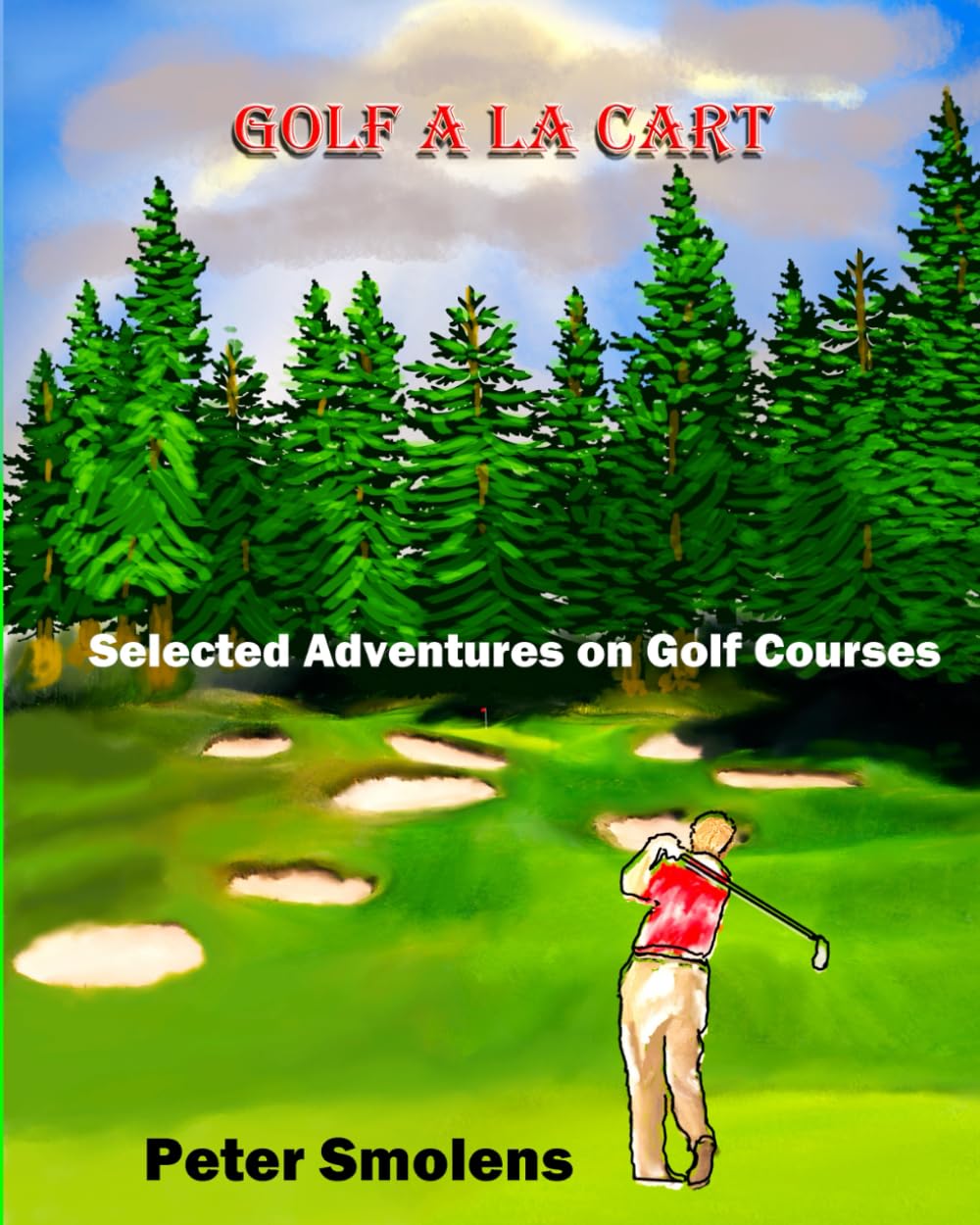 Majosta Golf a la Cart cover, a curated golf travel book for enthusiasts seeking new courses