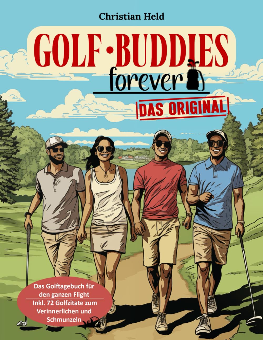 Majosta Golf Buddies Forever cover captures your club memories for lasting keepsakes.