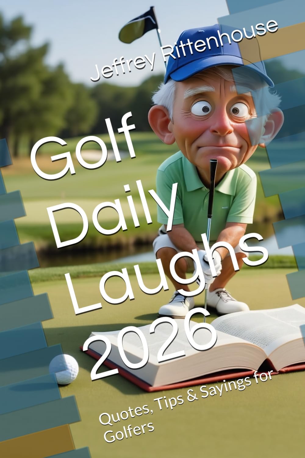Majosta Golf Daily Laughs 2026 cover with quotes and tips to spark daily motivation on the course