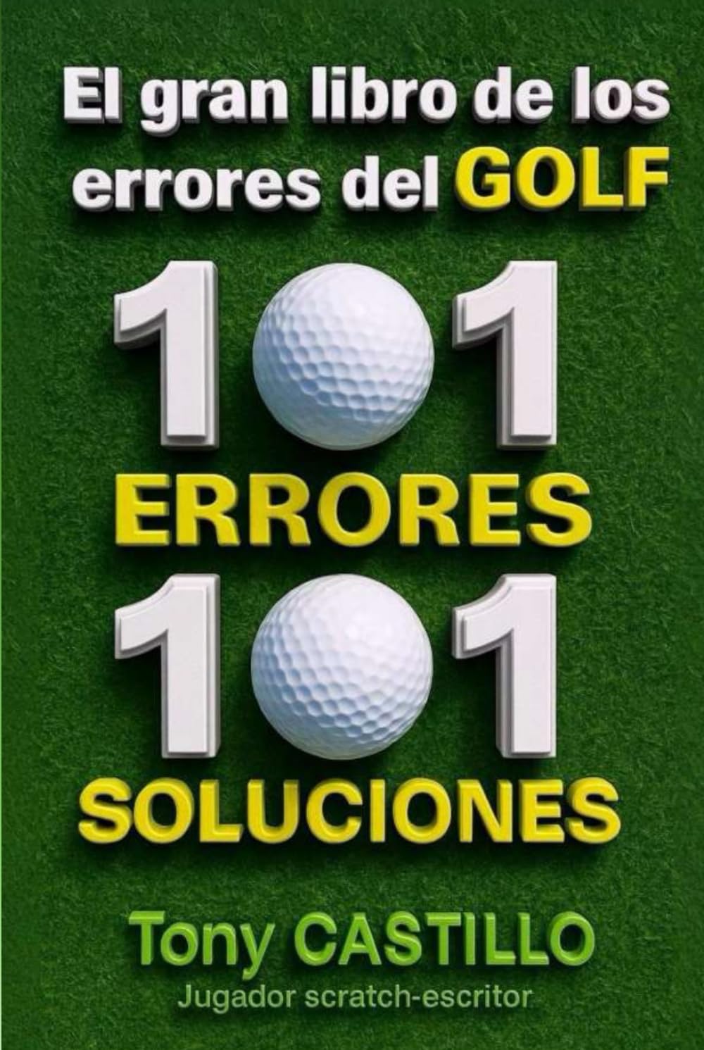 Majosta Golf Errors book cover highlighting 101 tips to improve consistency.