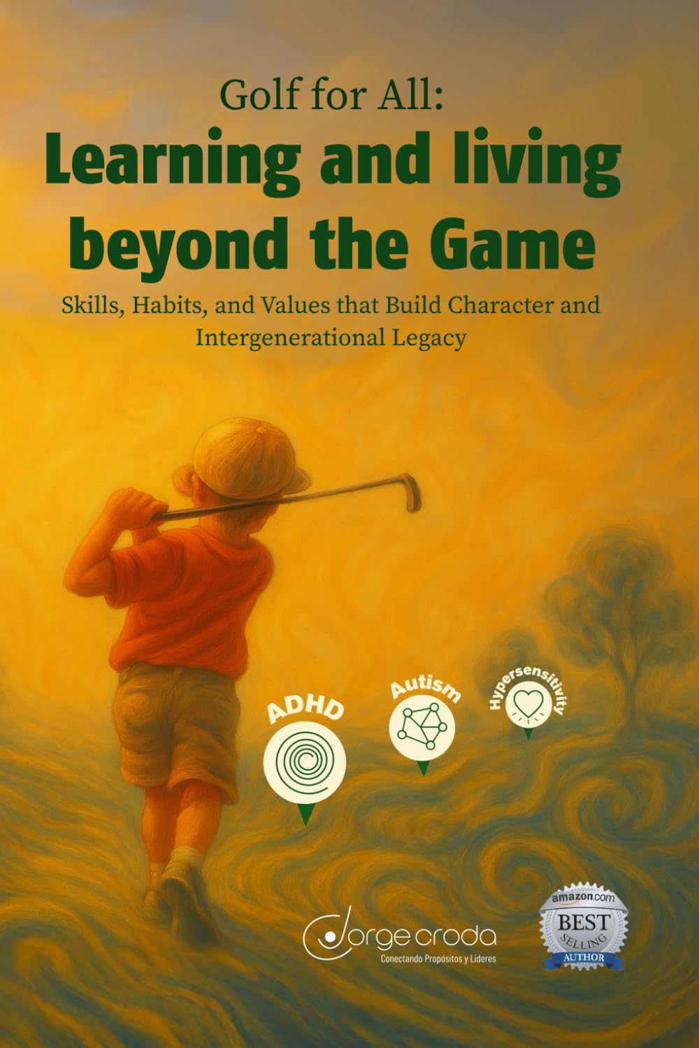 Majosta Golf for All book cover inviting inclusive learning and character development