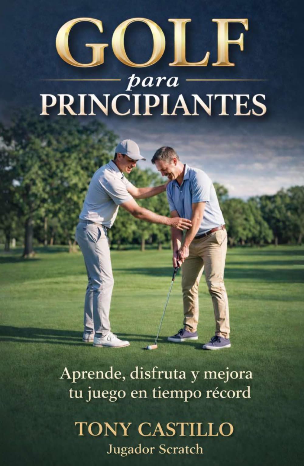 Majosta Golf for Beginners book cover, an approachable guide to your first swing