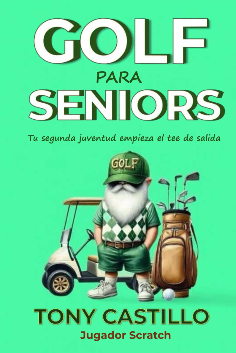 Majosta Golf for Seniors cover—easy, practical guidance for senior players to improve their game.