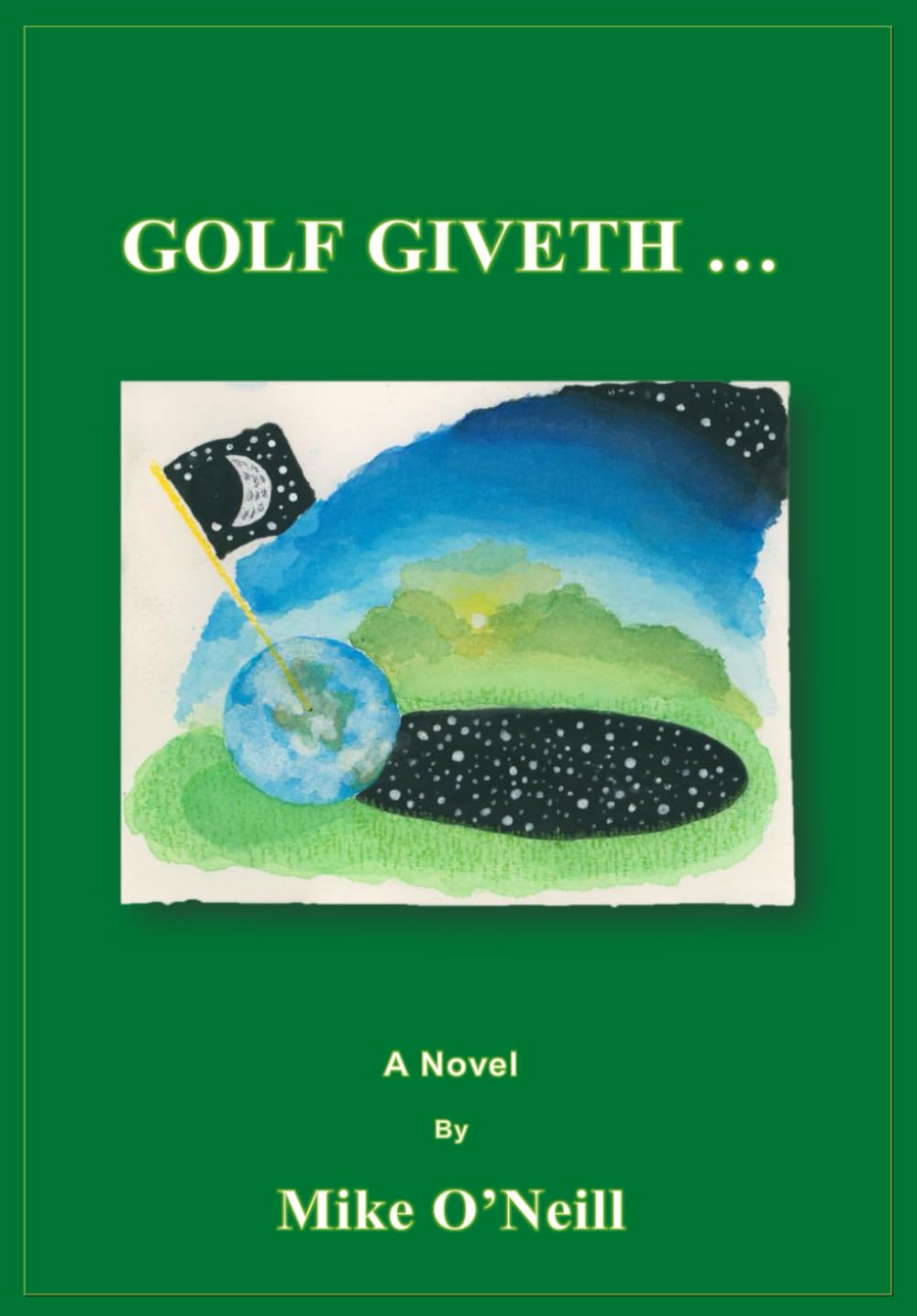 Majosta Golf Giveth novel cover, inviting golf lovers with witty, heartfelt storytelling.