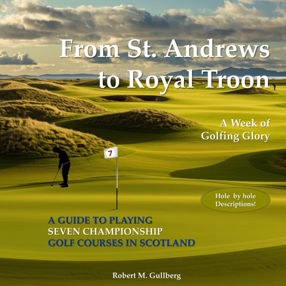 Majosta From St. Andrews to Royal Troon travel cover, golf journey inspiration