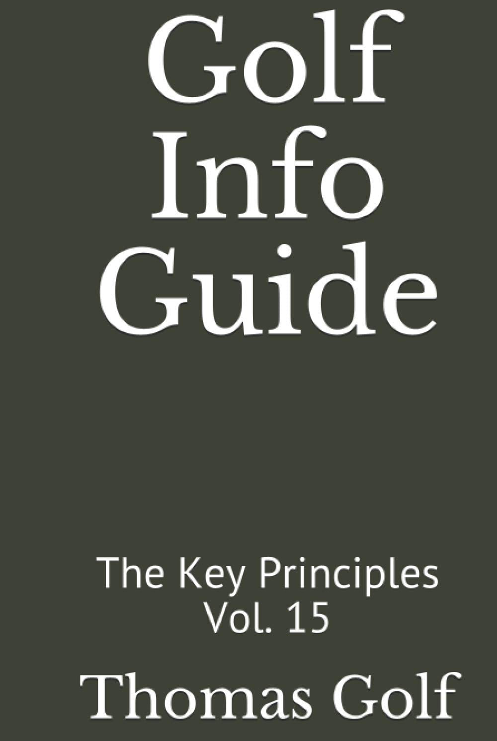 Majosta Golf Info Guide Vol. 15 cover highlighting key principles for smarter on-course decisions.