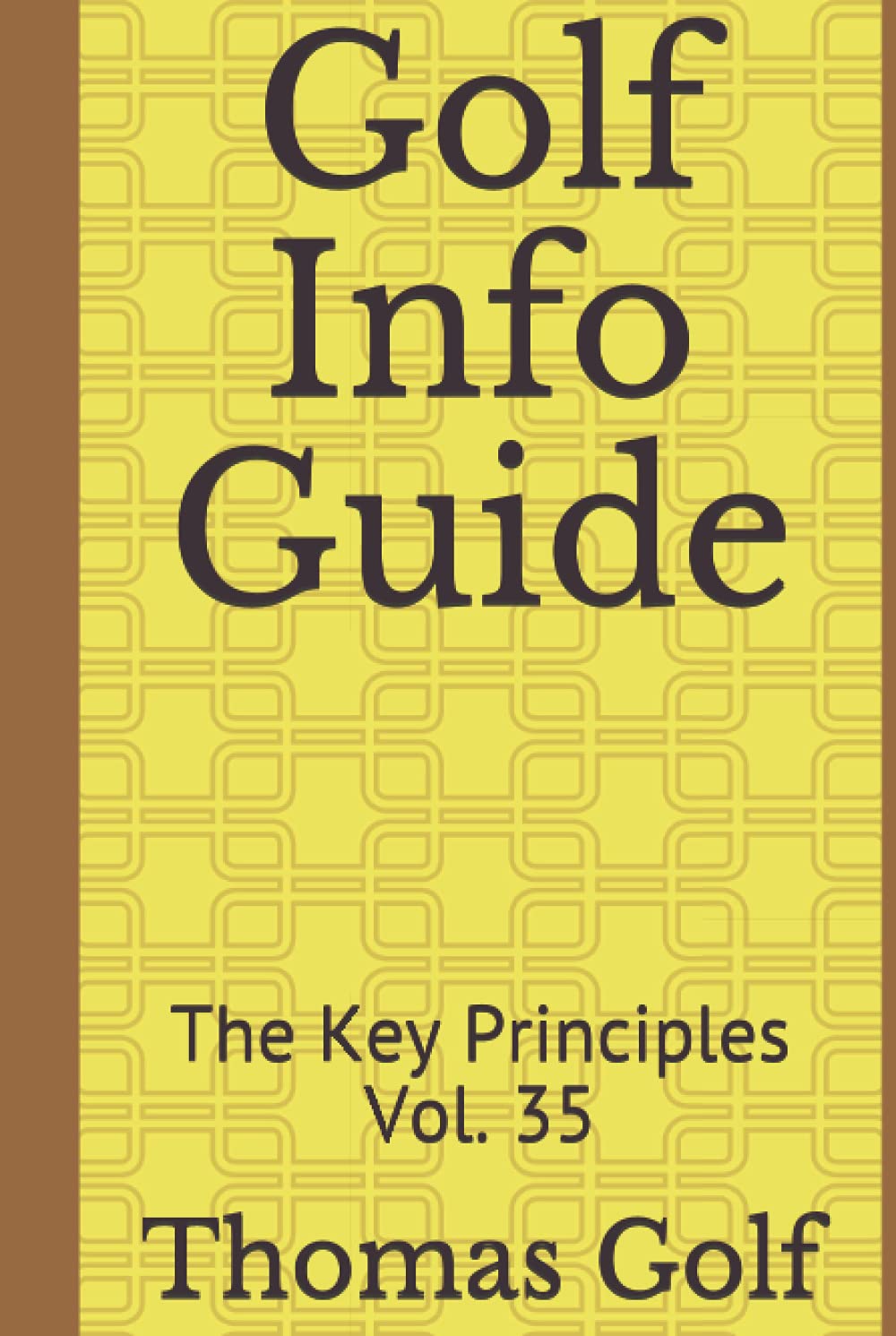 Majosta Golf Info Guide Vol. 35 cover highlights key mental game principles for on-course performance.