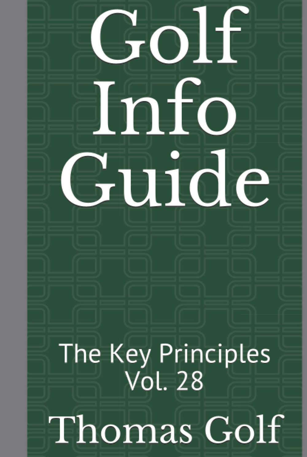 Majosta Golf Info Guide Vol. 28 cover illustrating key swing principles for consistency
