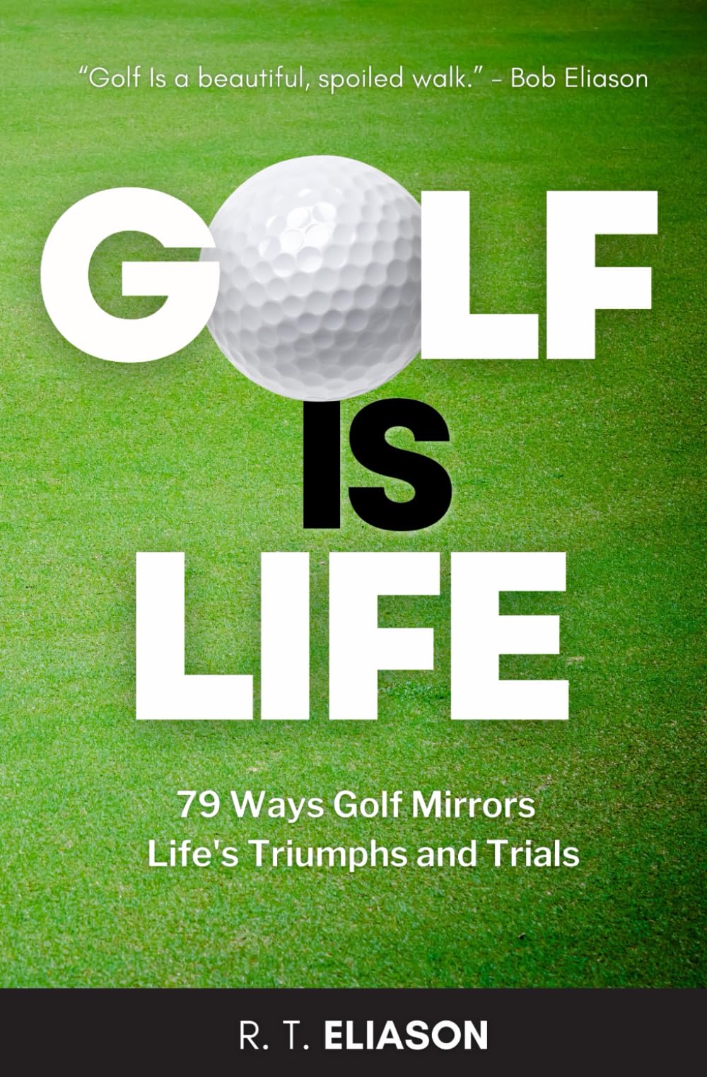 Majosta Golf is Life book cover, highlighting humor and life lessons for golfers.