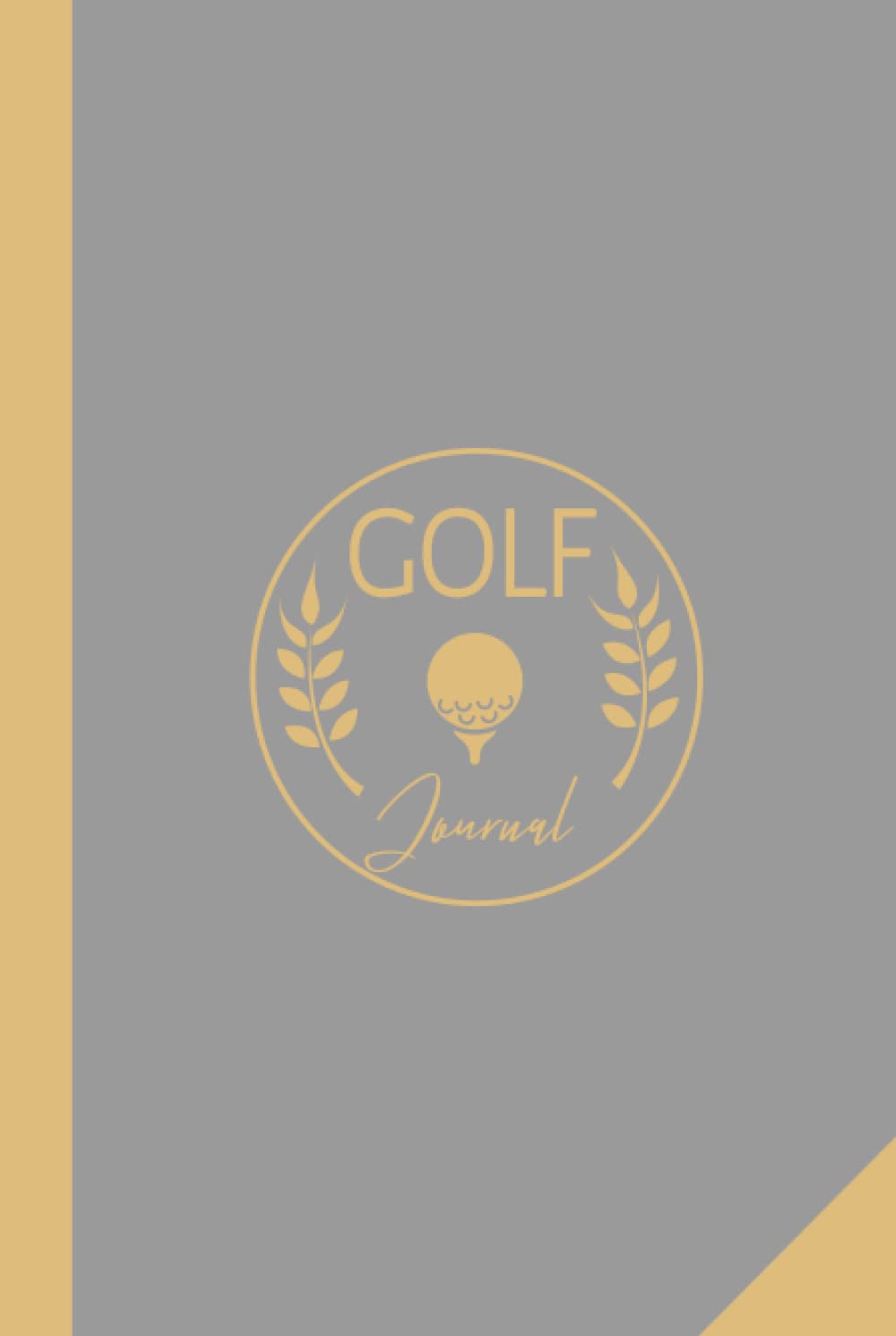 Majosta Golf Journal front cover, compact 6x9 design for easy on-the-green tracking.