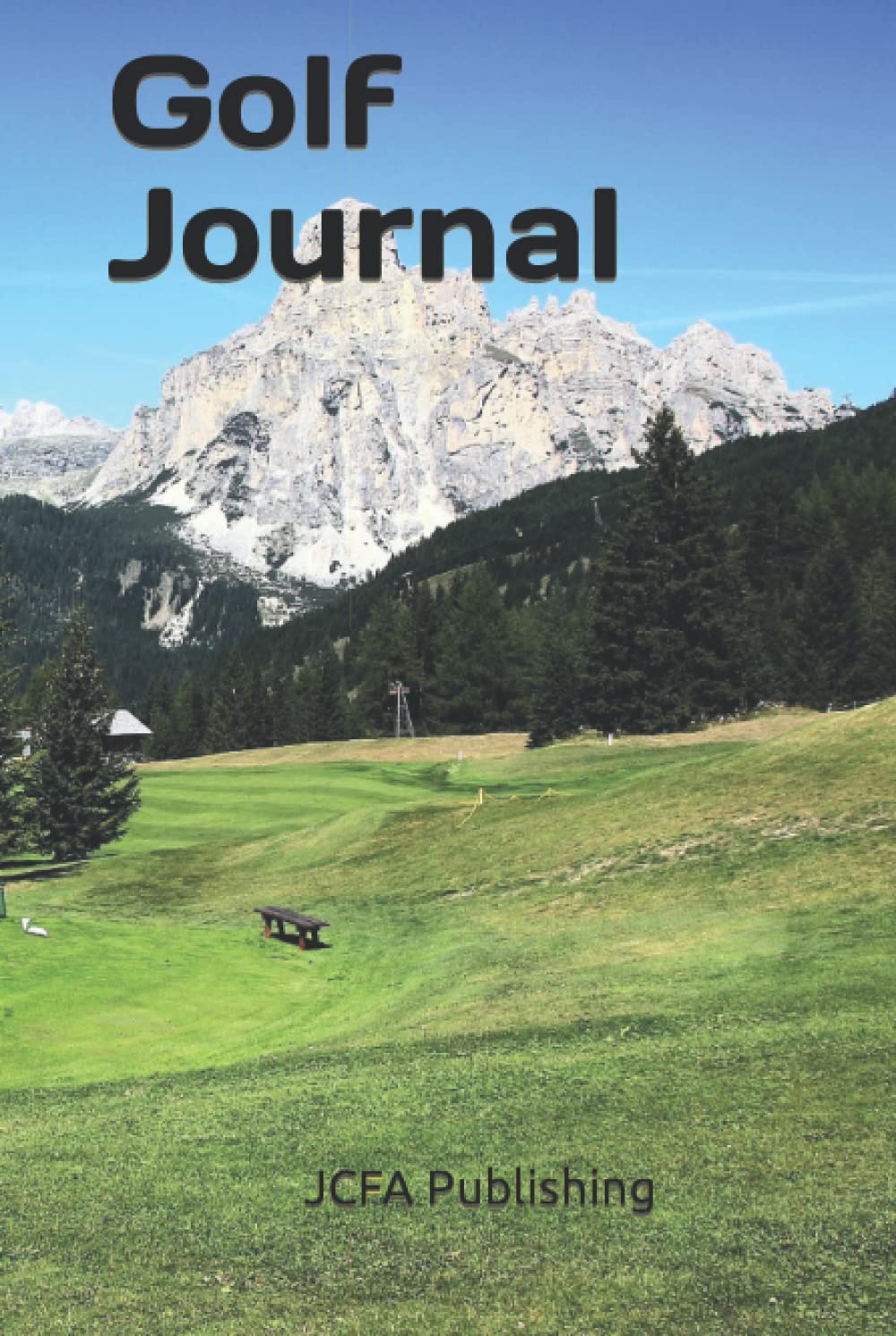 Majosta Golf Journal cover showing a portable logbook for recording rounds and weather notes.