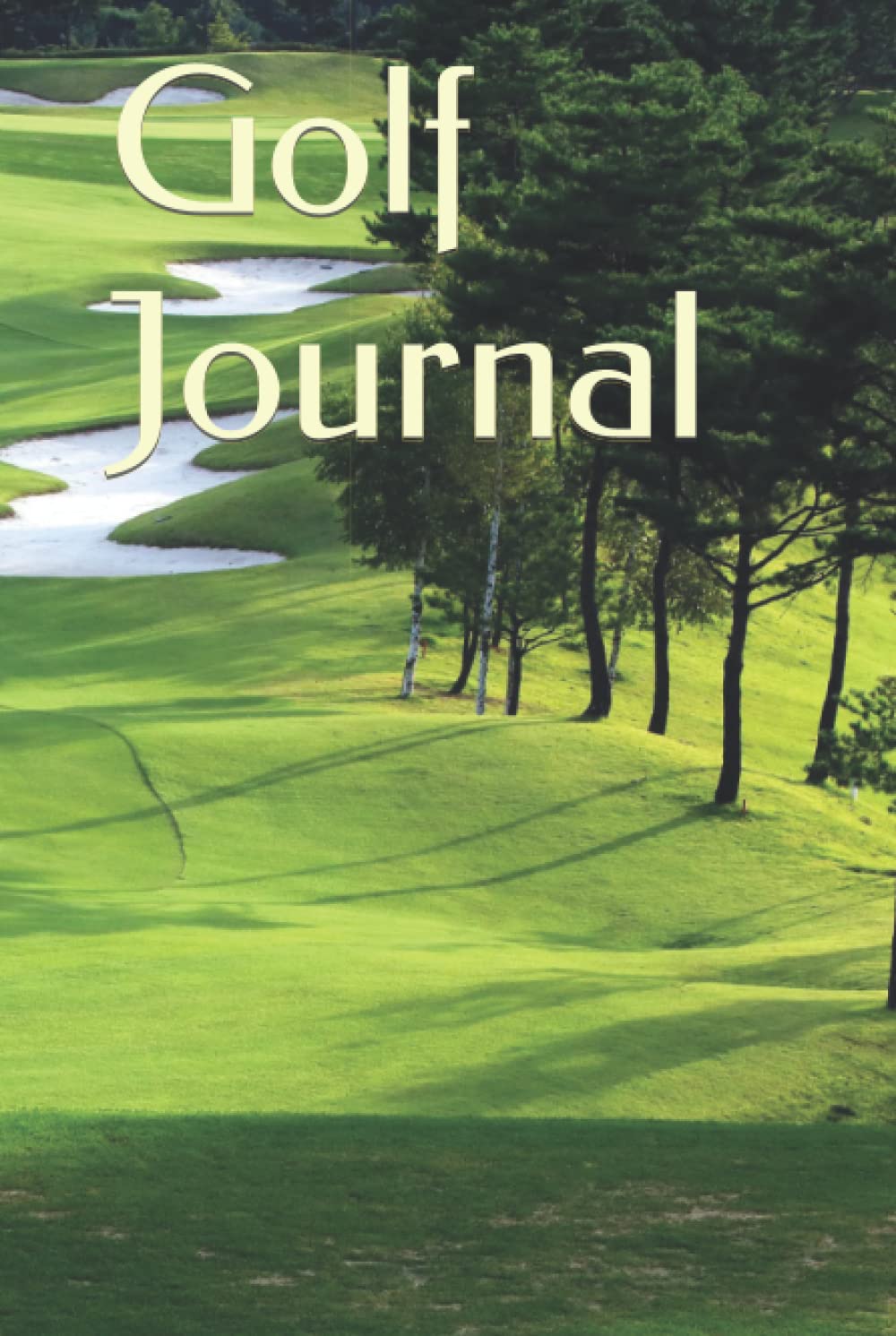 Majosta Golf Journal showing a sunny fairway cover, ideal for recording locations and weather notes