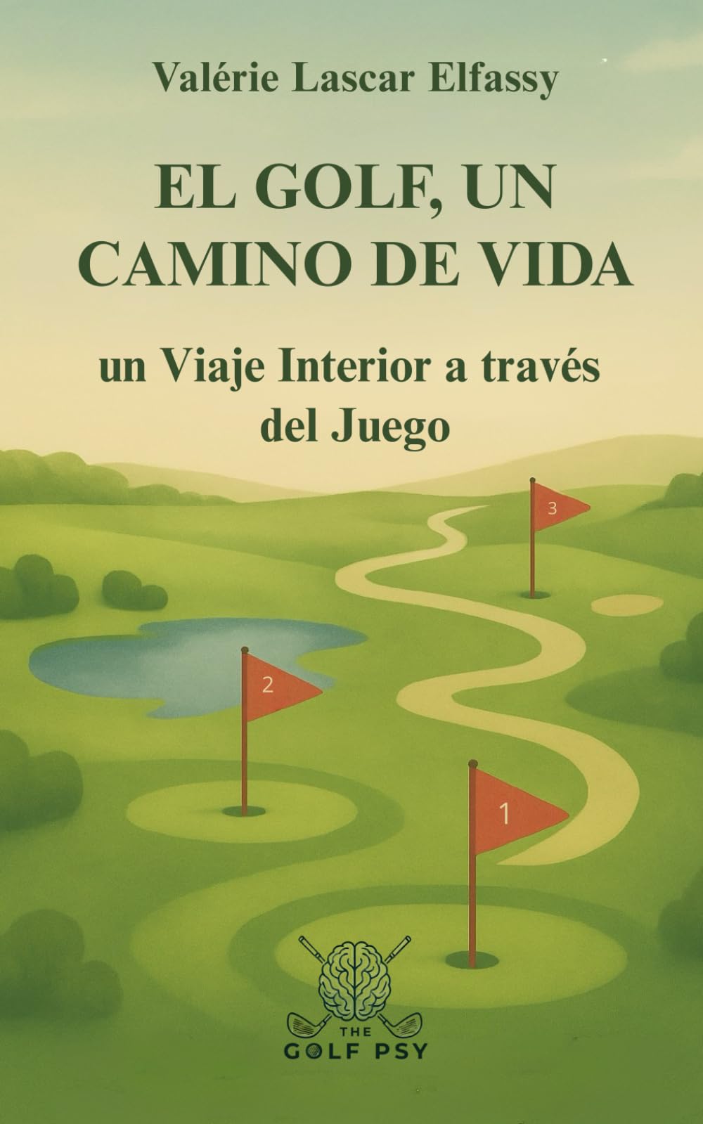 Majosta Golf Life Path book cover illustrating an inner journey through mindful play