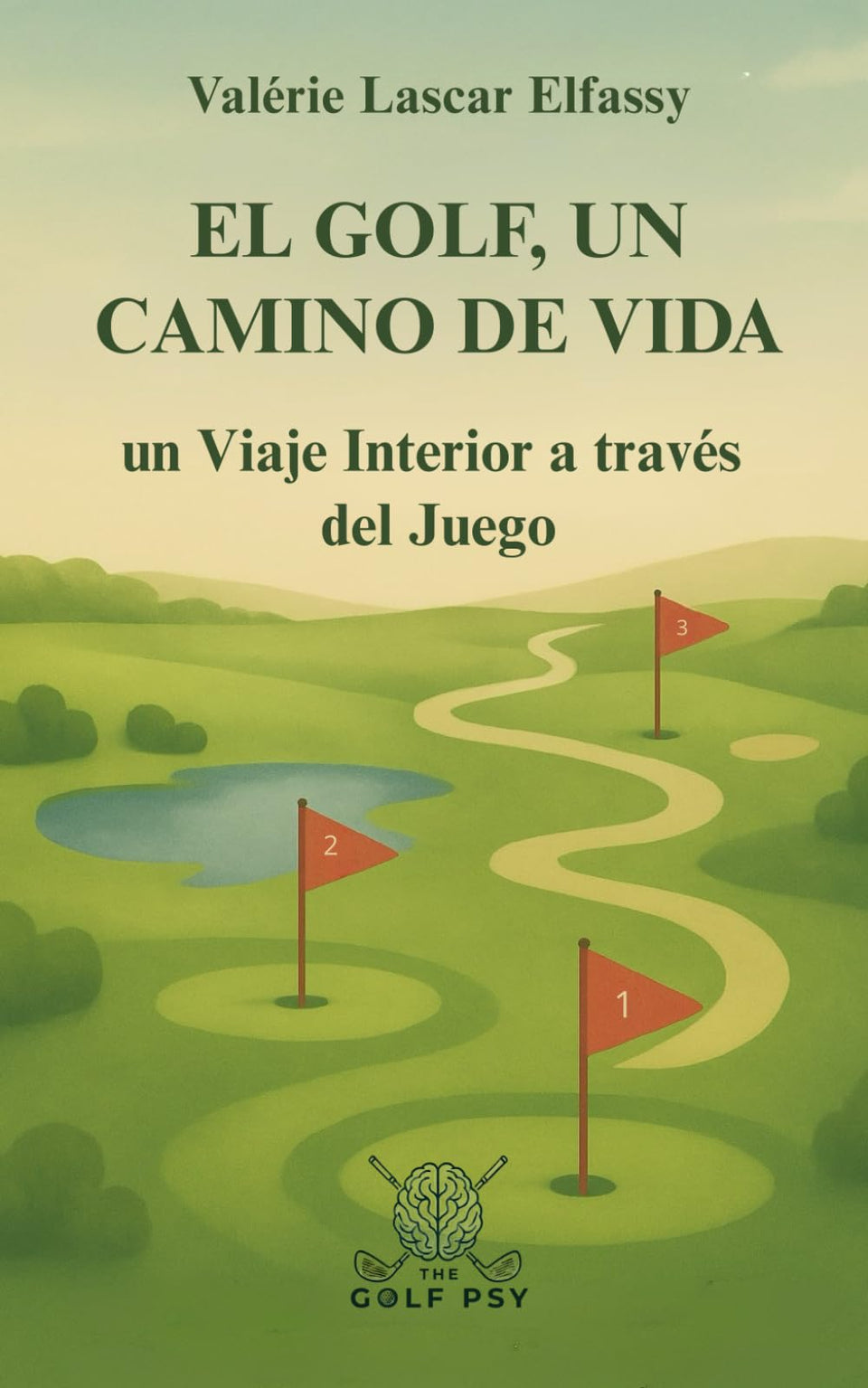 Majosta Golf Life Path book cover illustrating an inner journey through mindful play