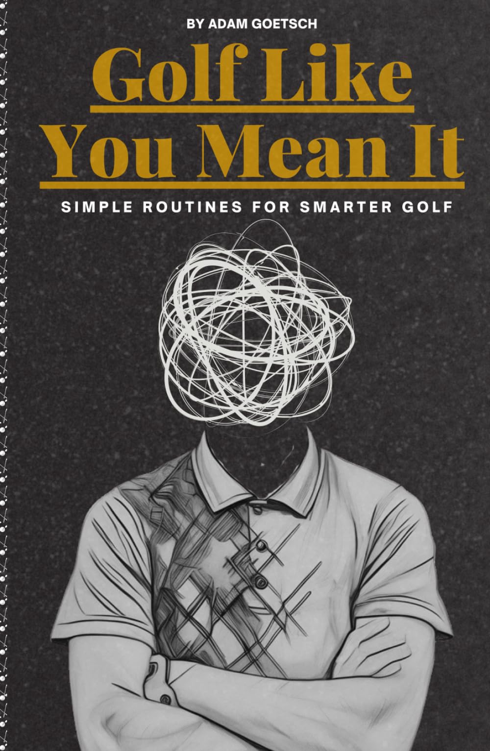Majosta Golf Like You Mean It pocket guide cover for calm focus on every shot
