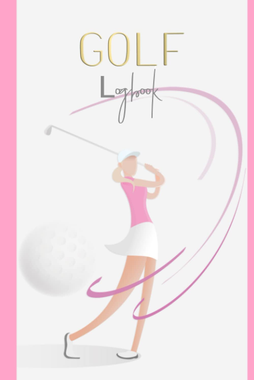 Majosta Golf Logbook front cover with matte finish, ideal for practice sessions and note-taking
