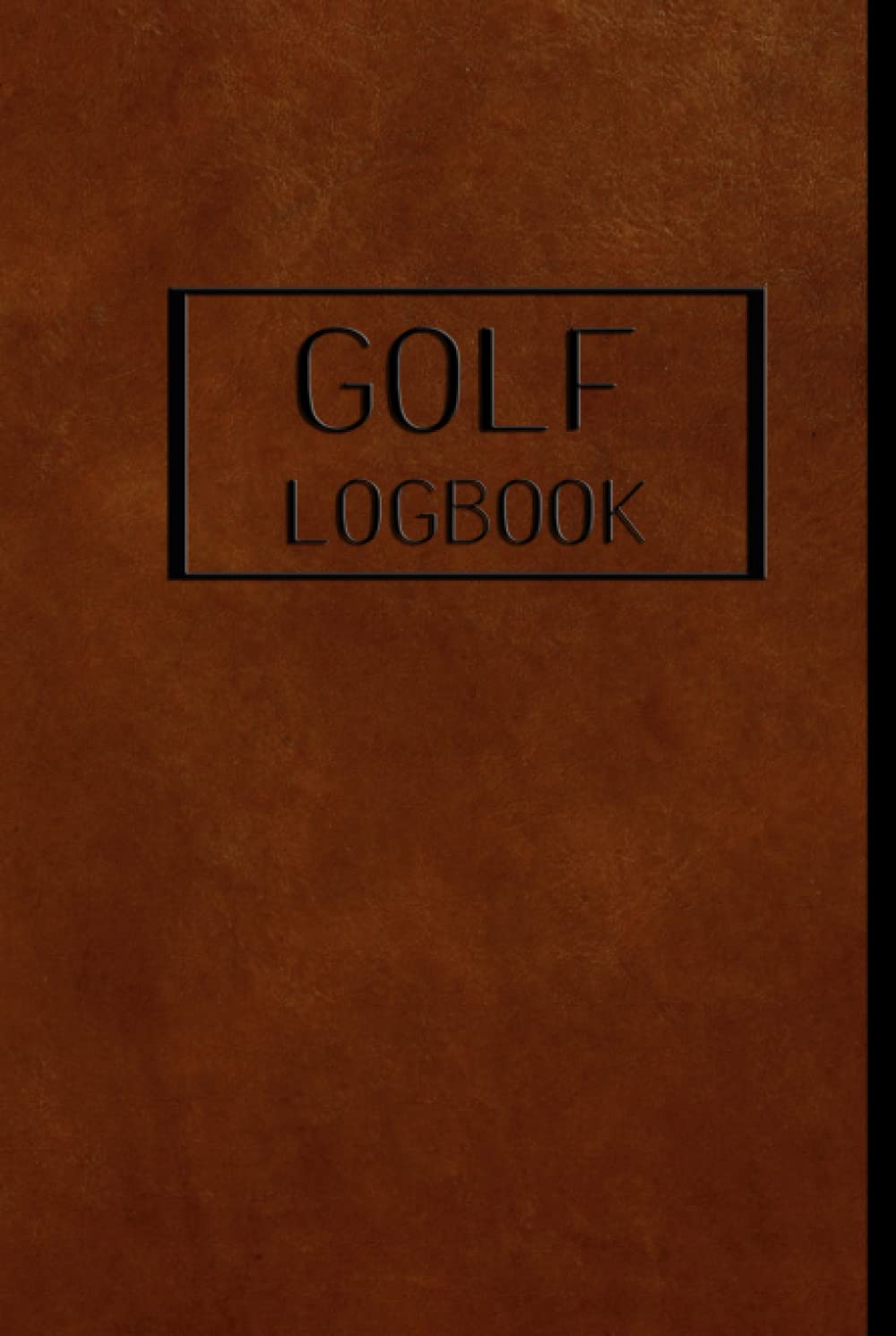 Majosta Golf Logbook with leather brown cover for easy performance tracking on the course