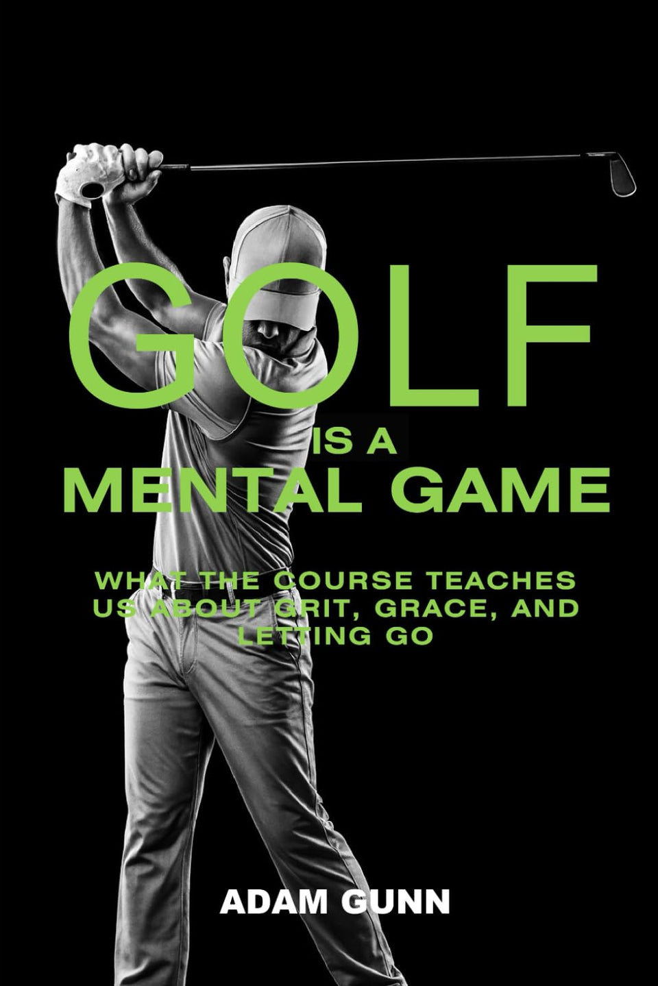 Majosta Golf Is a Mental Game cover inviting focus and calm for clutch putts