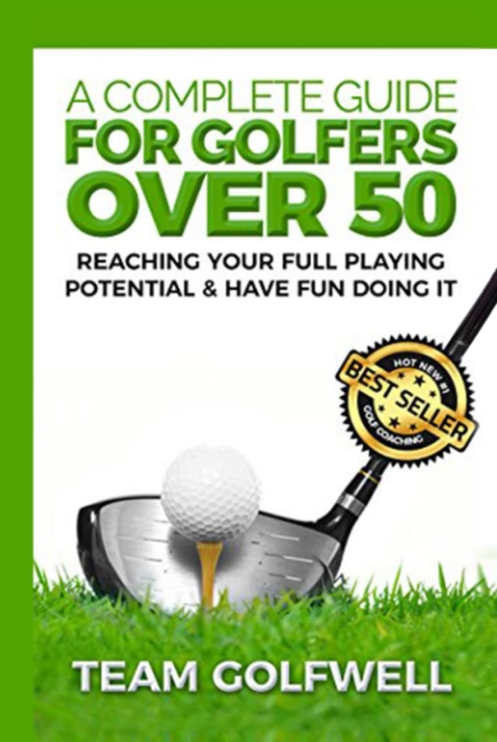 Majosta Golf Over 50 guide cover with tips to swing smarter and enjoy longer rounds