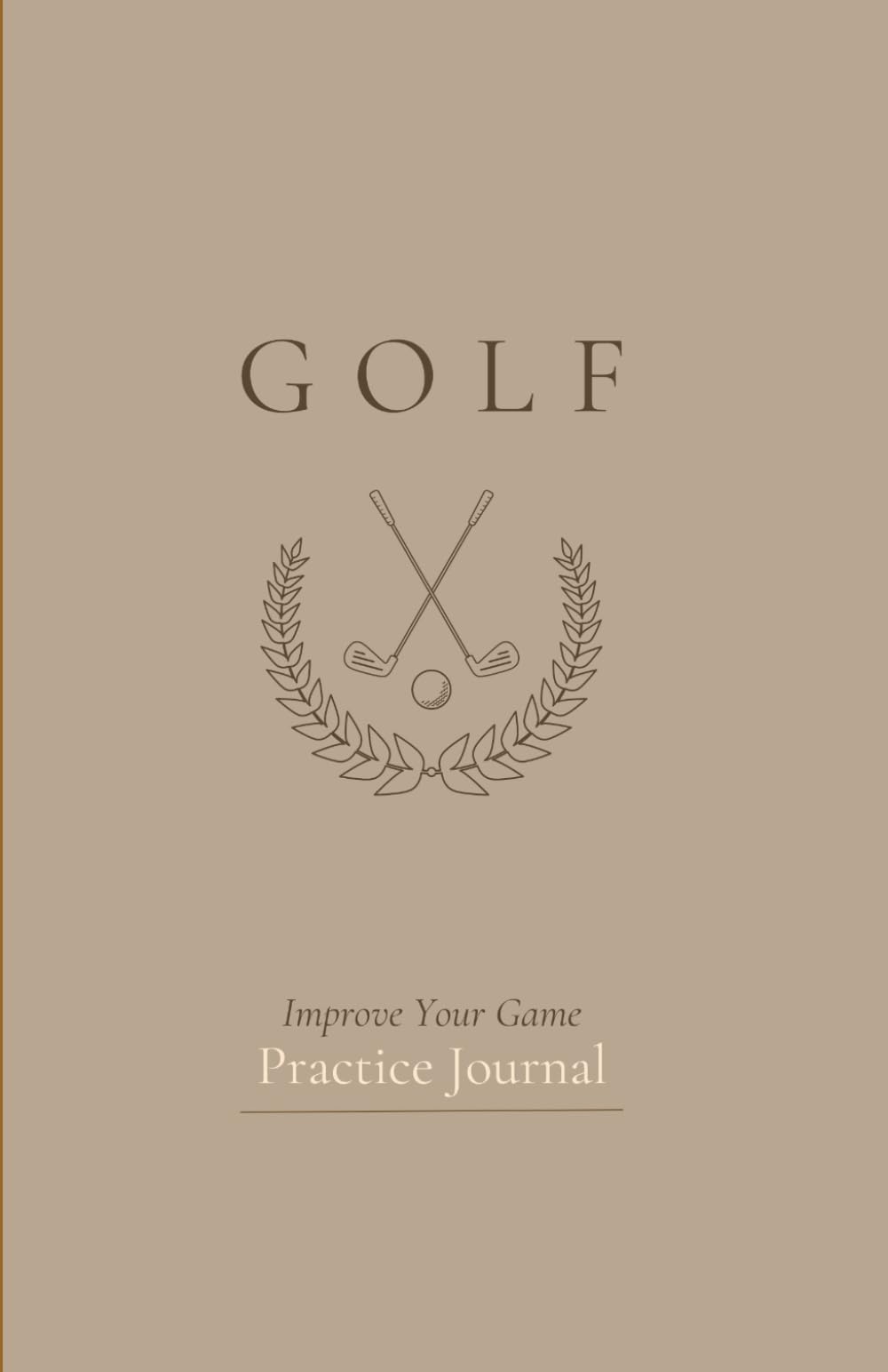 Majosta Golf Practice Journal cover for durable, organized practice logging and progress tracking.