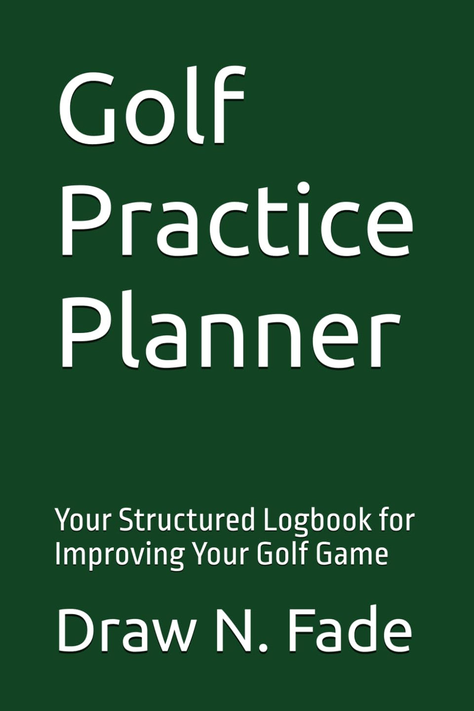 Majosta Golf Practice Planner cover, durable matte finish for organized training on the range