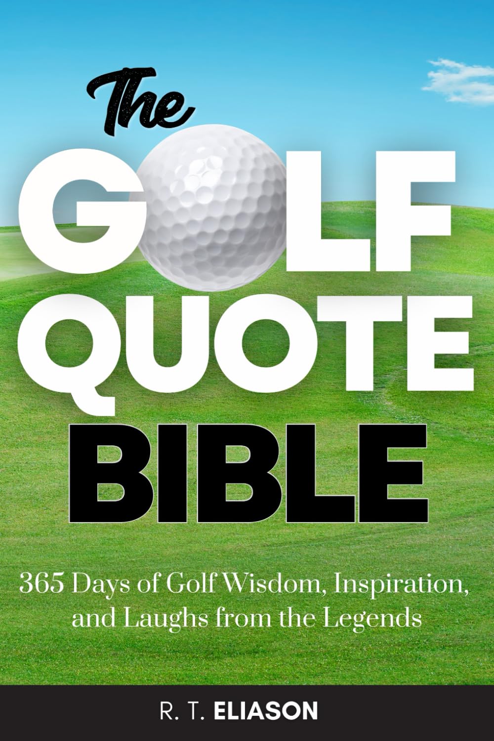 Majosta Golf Quote Bible cover with 365 days of wisdom and humor for golfers