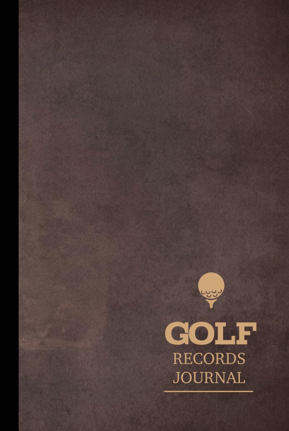 Majosta Golf Records Journal front cover, ideal for effortless round tracking and performance notes.