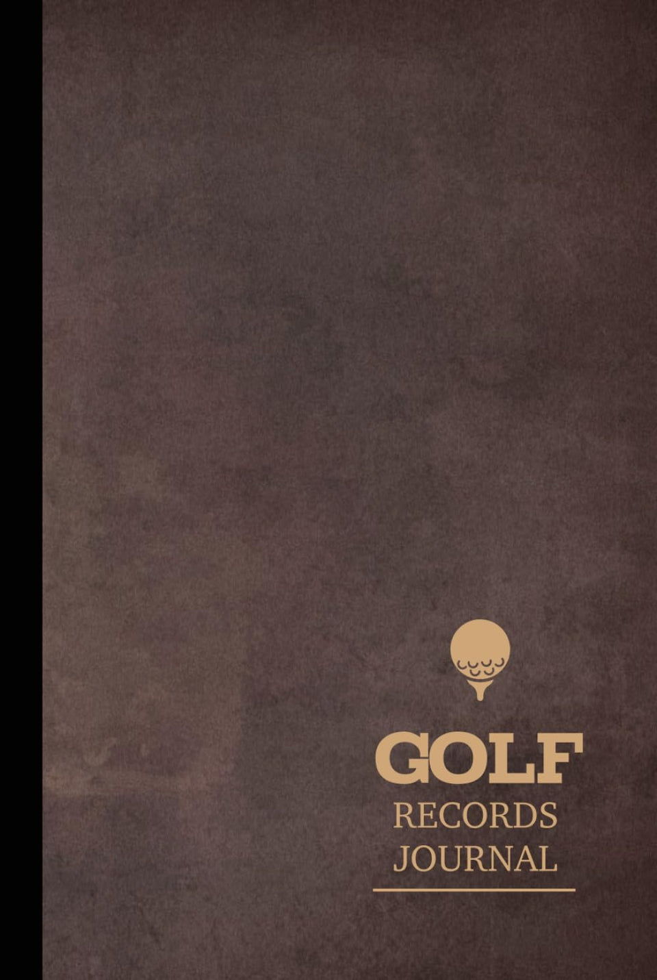 Majosta Golf Records Journal front cover, ideal for effortless round tracking and performance notes.