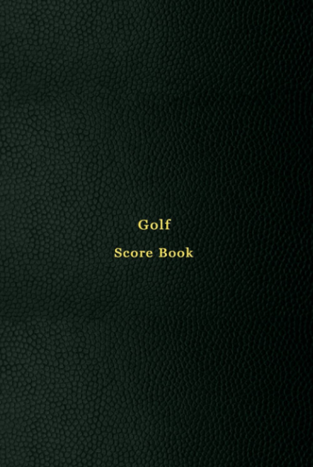 Majosta Golf Score Book cover with scorecard layout for tracking strokes and yardage.