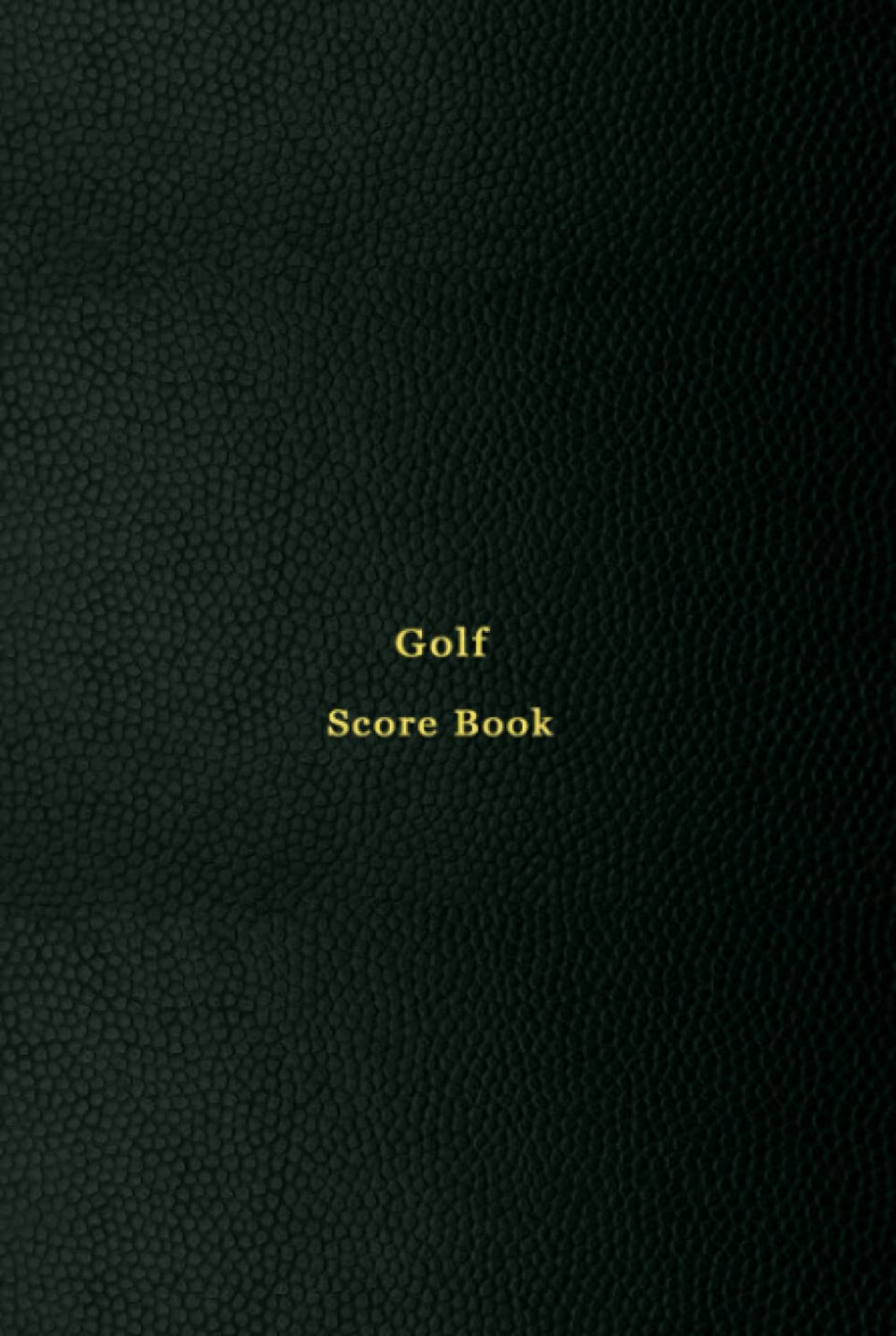 Majosta Golf Score Book cover with scorecard layout for tracking strokes and yardage.