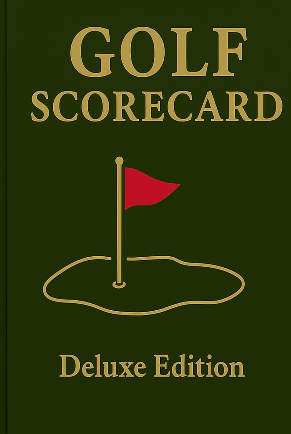 Majosta Golf Scorecard Deluxe hardback cover ideal for on-course scorekeeping and progress tracking
