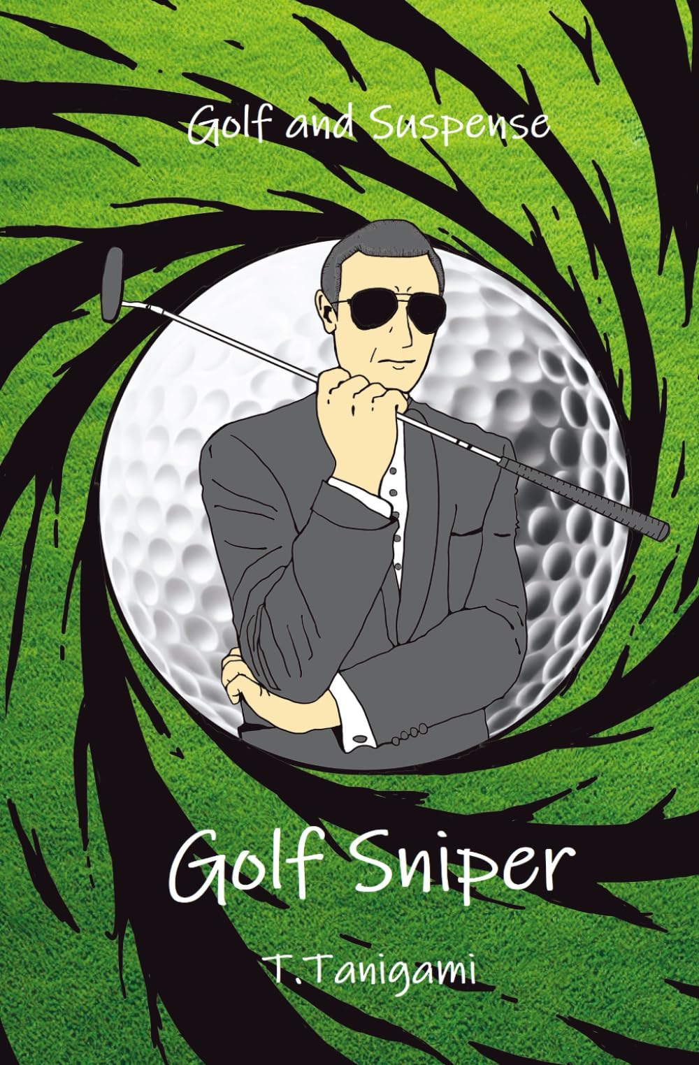 Majosta Golf Sniper cover art evokes tense golf drama, inviting readers to dive into the mystery.