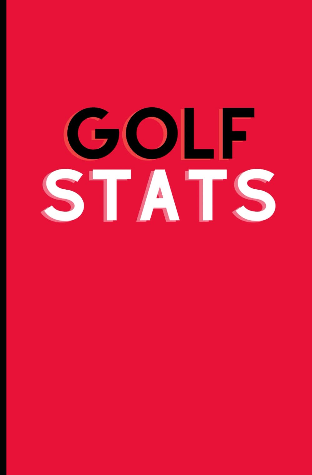 Majosta Golf Stat Journal cover highlighting organized year-long scorekeeping and tournament reference