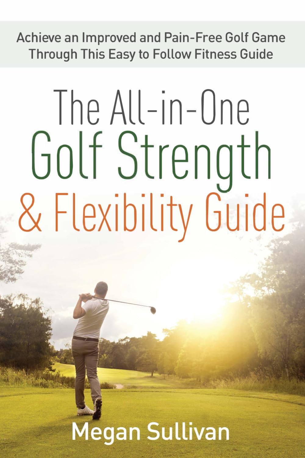 Majosta golf strength and flexibility guide cover showing a focused golfer preparing for a smoother swing