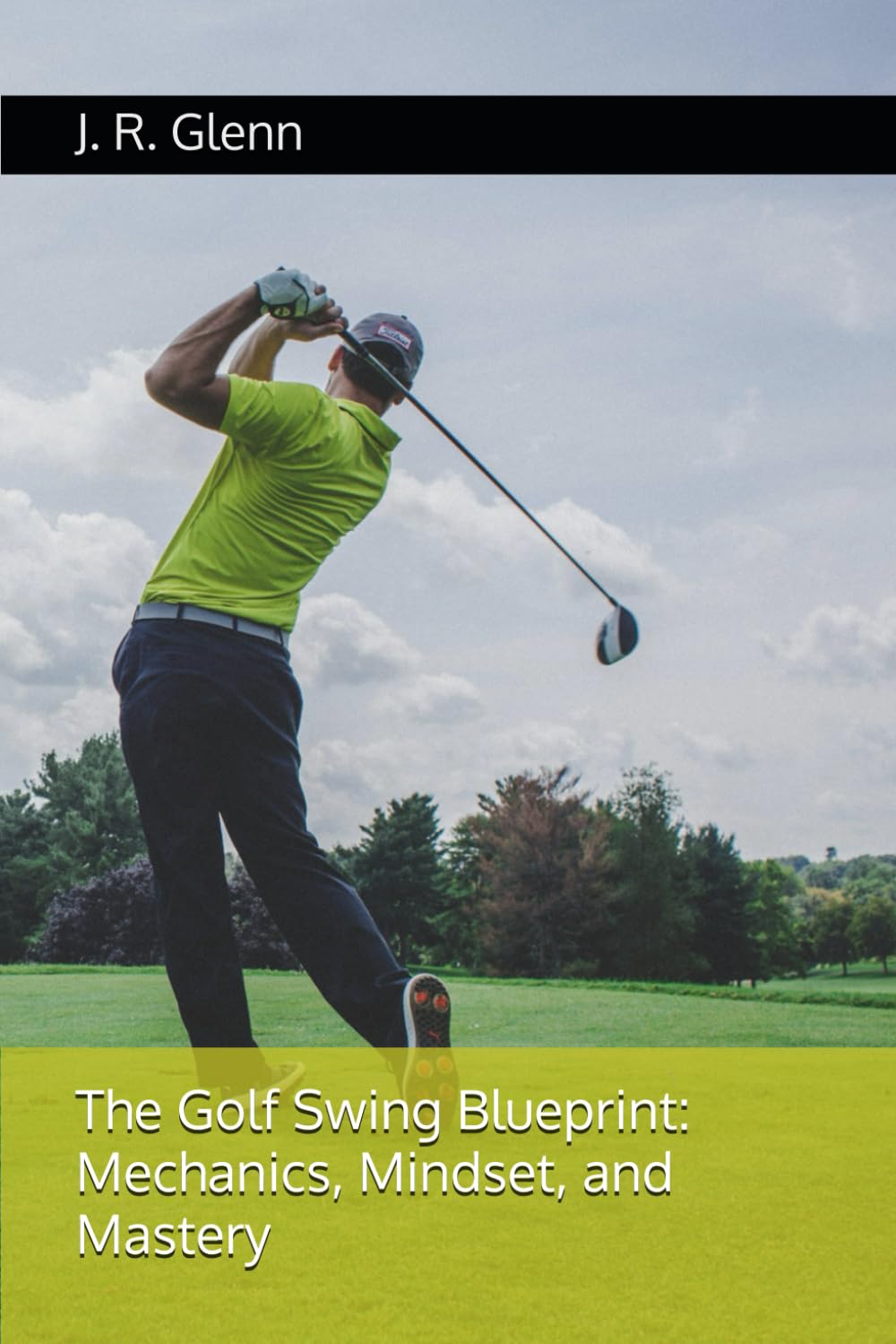 Majosta Golf Swing Blueprint cover showing mechanics and mindset guidance for consistent swing.