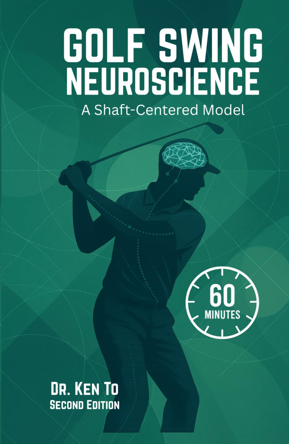 Majosta Golf Swing Neuroscience cover image showing the shaft-centered model for performance insight